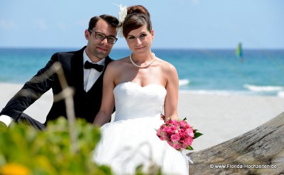 Just married mit Florida-Hochzeiten
