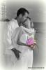 Paar kuessend Heiraten in Miami