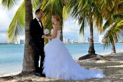 Florida Hochzeit am Strand von Key Biscayne