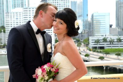 Traumhochzeit ueber den Daechern von Miami im Mandarin Oriental Hotel