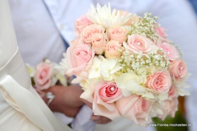 Zauberhafter Brautstrauss in Rose'